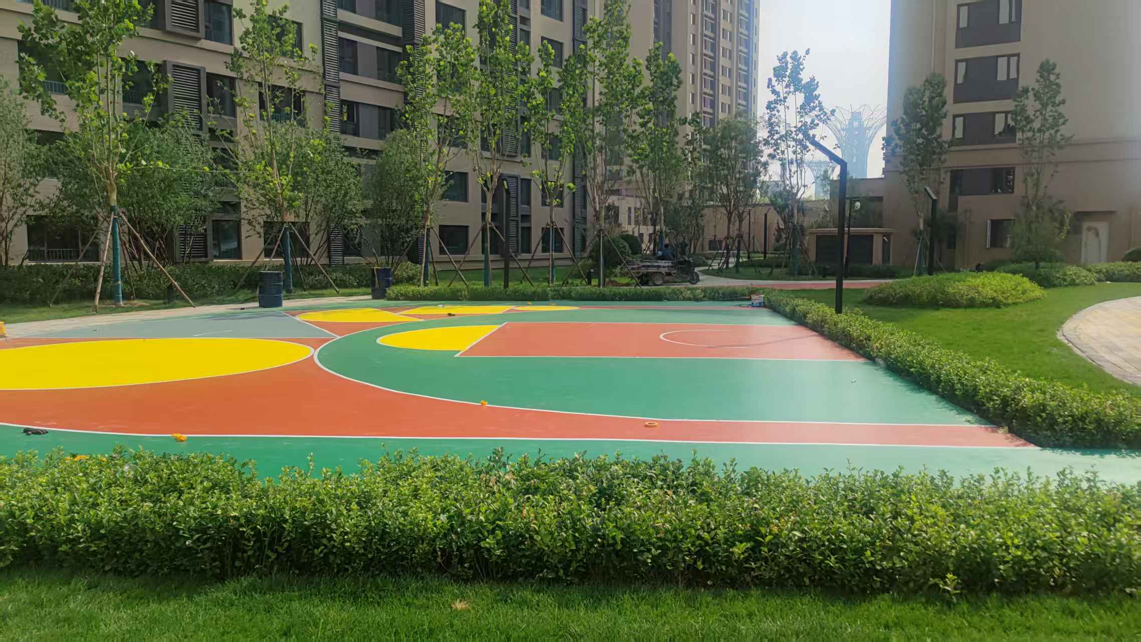 商洛市透气型塑胶跑道塑胶地坪 - 厂家